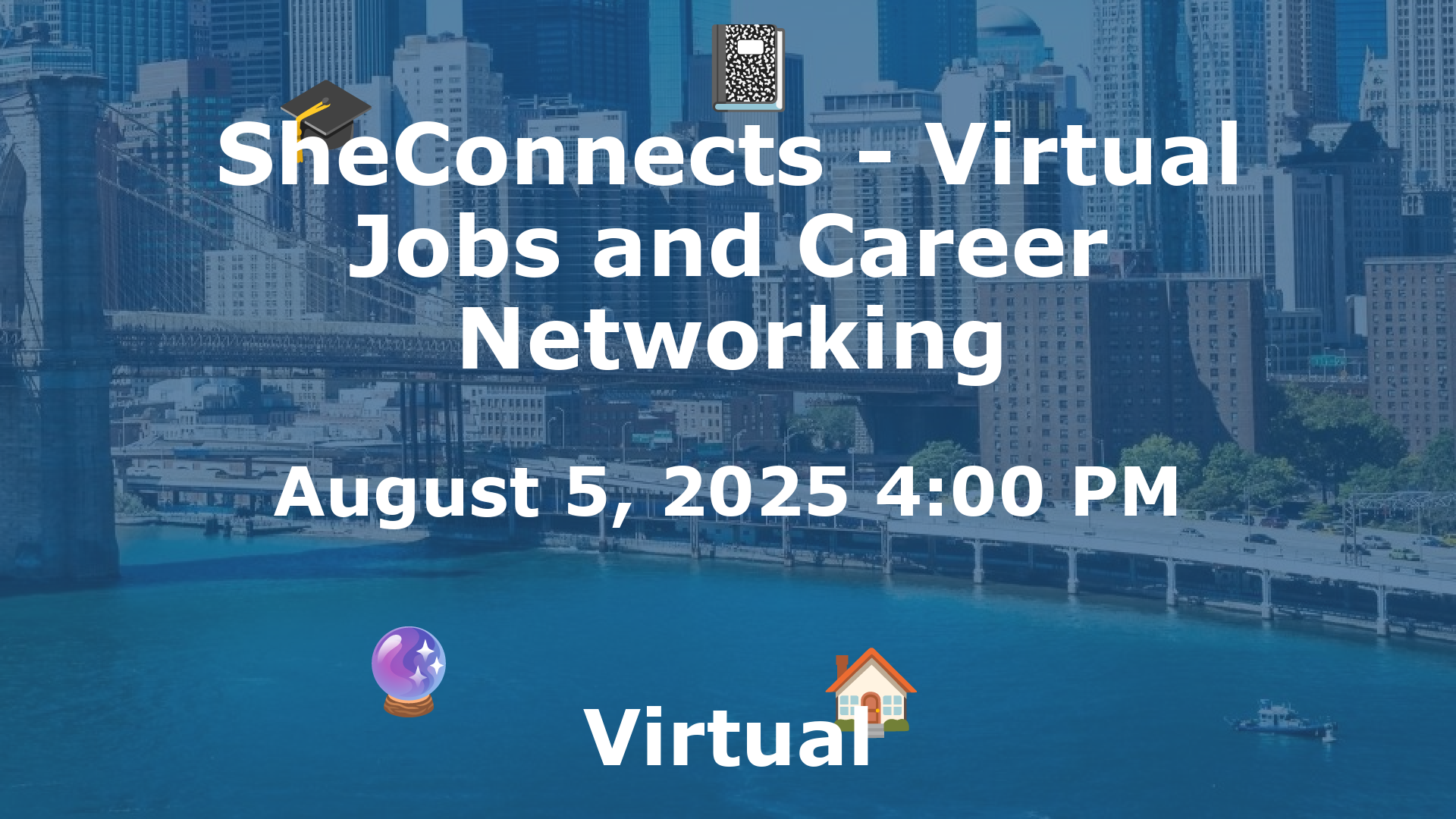 SheConnects - Virtual Jobs and Career Networking event image